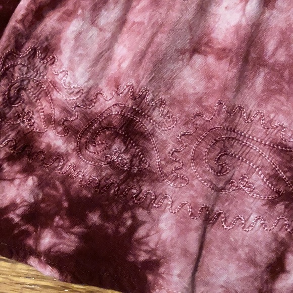Tie dye red dress - Picture 2 of 4